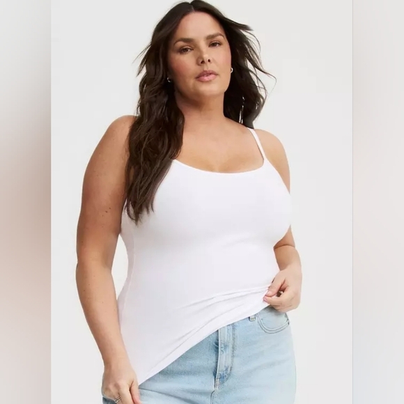 Torrid Foxy Cami Tank bright White 3x NWT New - Picture 1 of 8